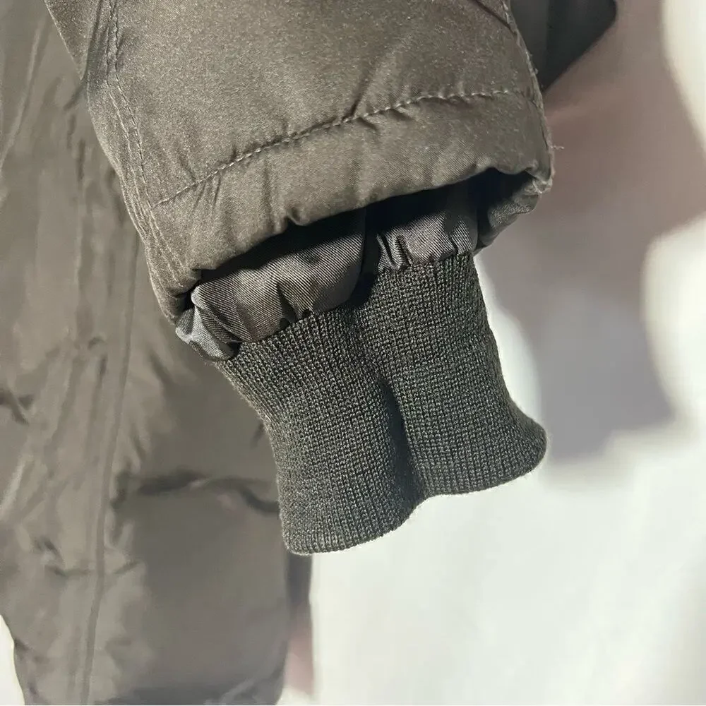 Michael Kors Down Waterfowl Puffer Jacket Brown Winter‎ Snow Coat Womens S